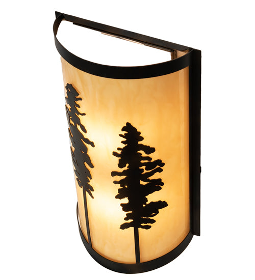 9" Wide Tall Pines Wall Sconce