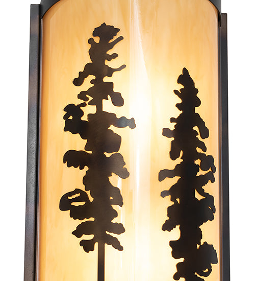 9" Wide Tall Pines Wall Sconce