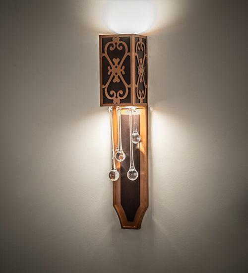 4" Wide Axiom Wall Sconce