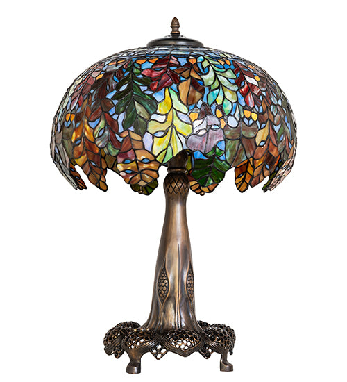 31" High Leaf Table Lamp