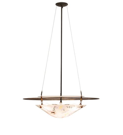 31" Wide Metro Fusion Super Nova Inverted Pendant