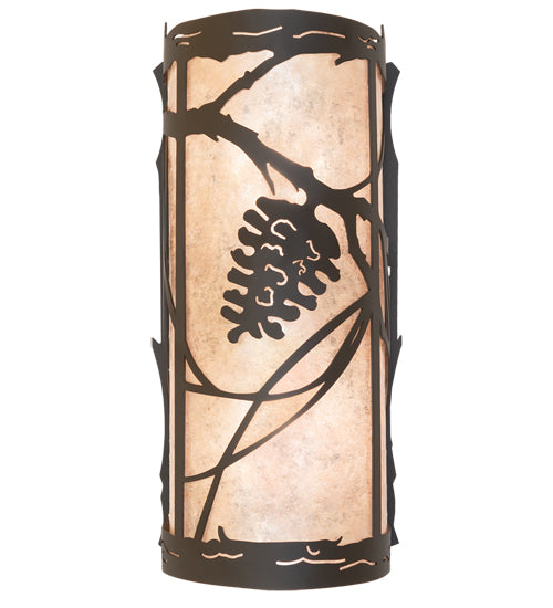 6" Wide Whispering Pines Right Wall Sconce