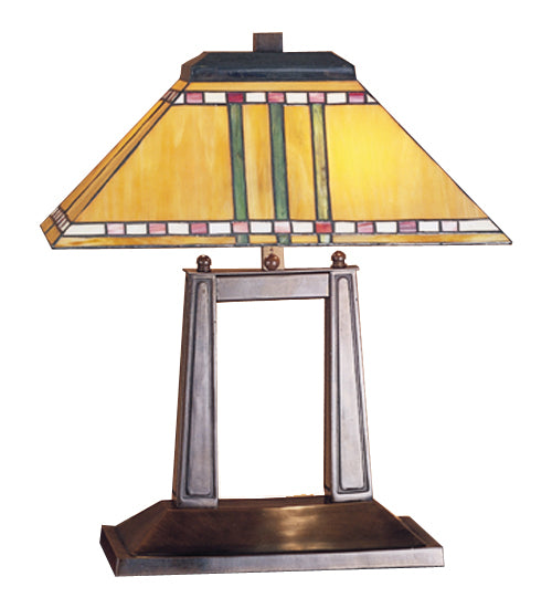 20"H Prairie Corn Oblong Desk Lamp