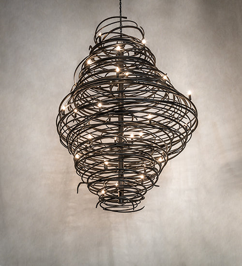 64" Wide Cyclone 36 Light Chandelier