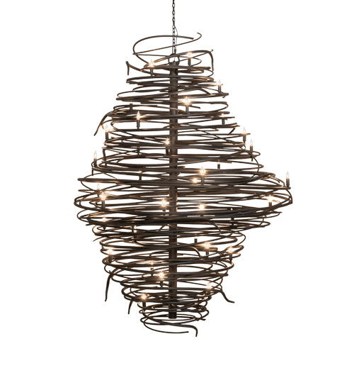 64" Wide Cyclone 36 Light Chandelier