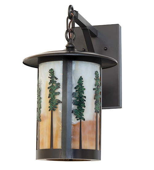 10" Wide Fulton Tall Pines Wall Sconce