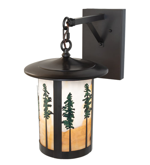 10" Wide Fulton Tall Pines Wall Sconce