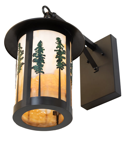 10" Wide Fulton Tall Pines Wall Sconce