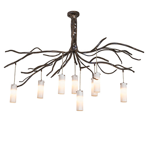 70" Long Winter Solstice Cilindro 8 Light Chandelier