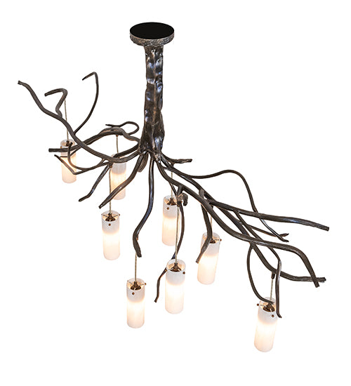 70" Long Winter Solstice Cilindro 8 Light Chandelier