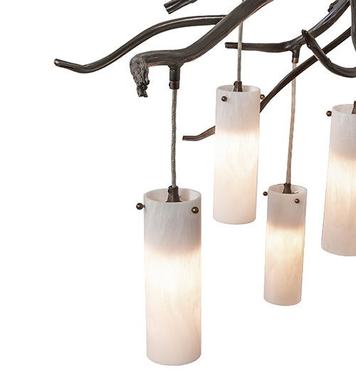 70" Long Winter Solstice Cilindro 8 Light Chandelier