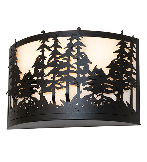 20" Wide Tall Pines Wall Sconce