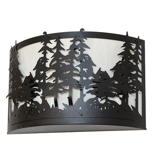 20" Wide Tall Pines Wall Sconce