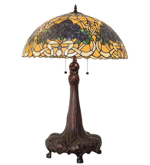 31" High Rose Bouquet Table Lamp