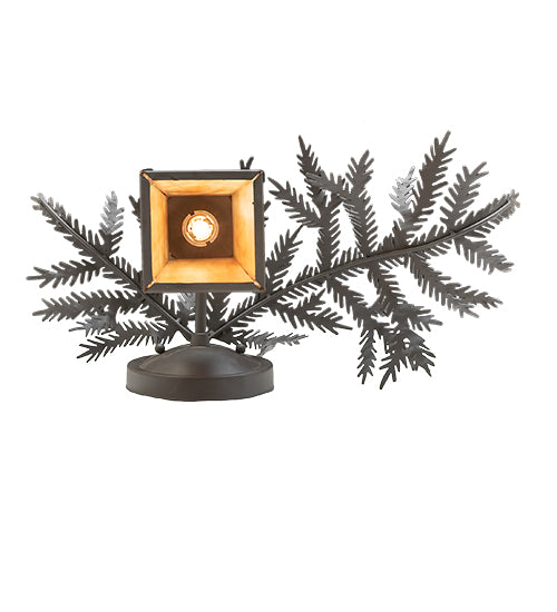 16" Wide Pine Branch Right Wall Sconce