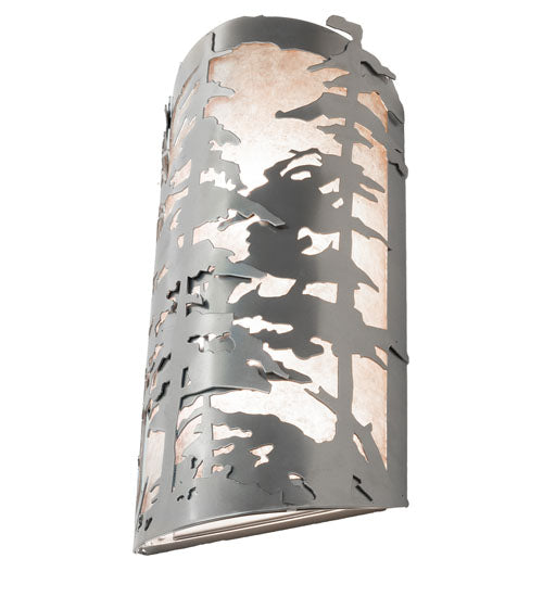 8" Wide Moose At Dawn Right Wall Sconce