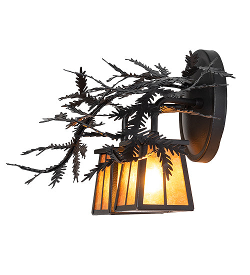 17" Wide Pine Branch Valley View 2 Light Wall Sconce