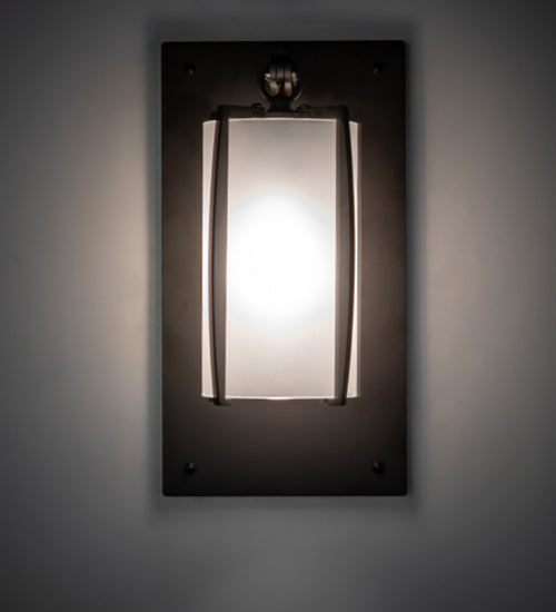 7" Wide Cilindro Structure Wall Sconce