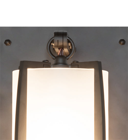 7" Wide Cilindro Structure Wall Sconce