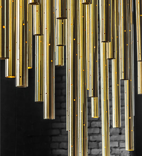 144" Long Emmentaler 63 Light Cascading Pendant