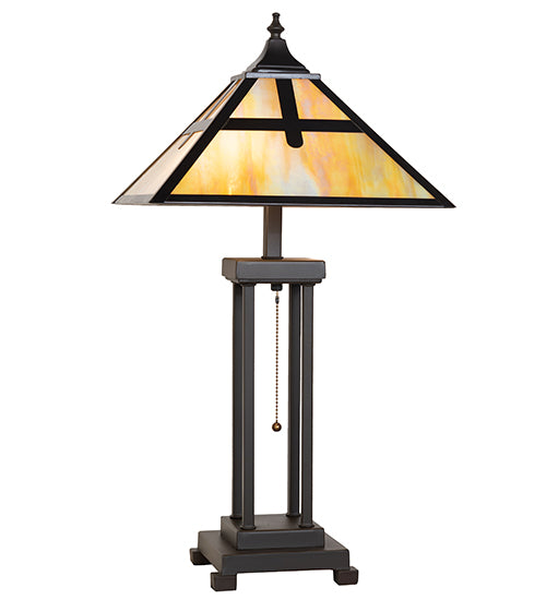 26" High Cross Mission Table Lamp