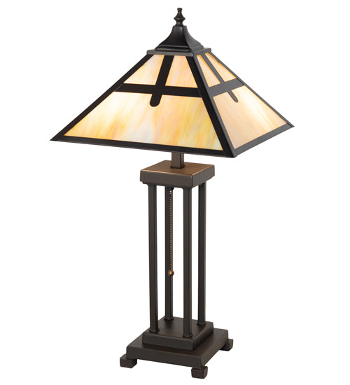 26" High Cross Mission Table Lamp