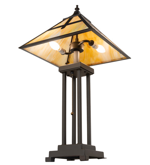 26" High Cross Mission Table Lamp