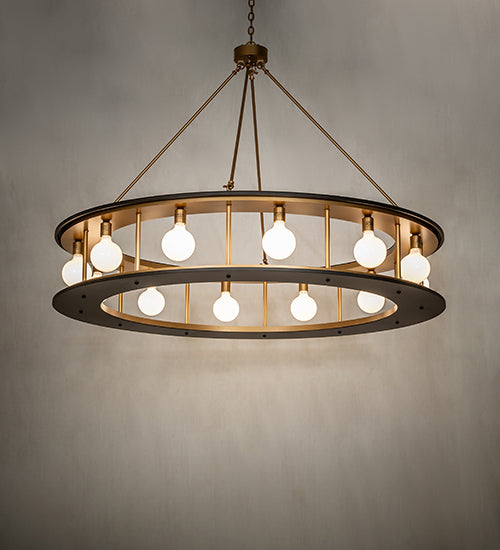 66" Wide Reginald 12 Light Pendant