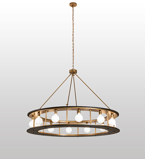 66" Wide Reginald 12 Light Pendant