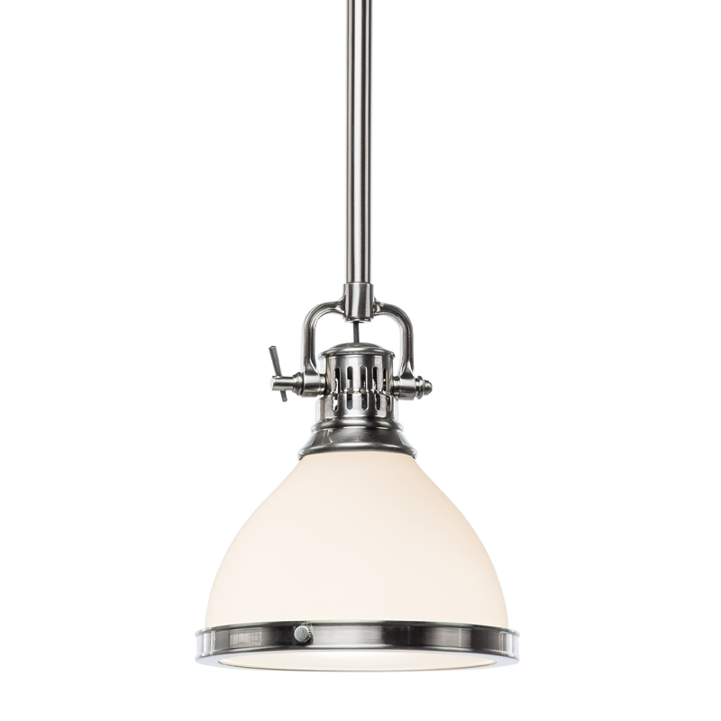 Randolph Pendant 11" - Satin Nickel