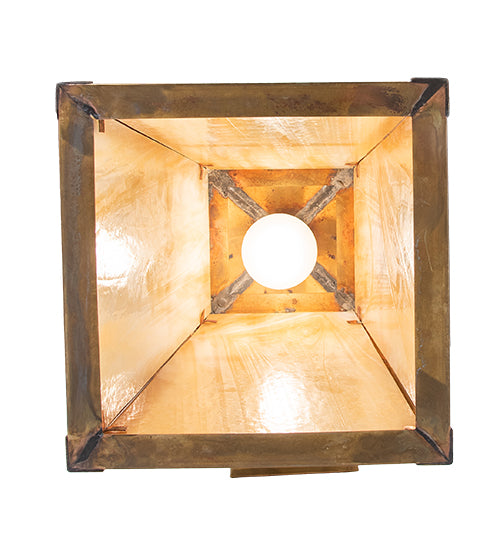 8" Wide Stillwater "T" Mission Wall Sconce