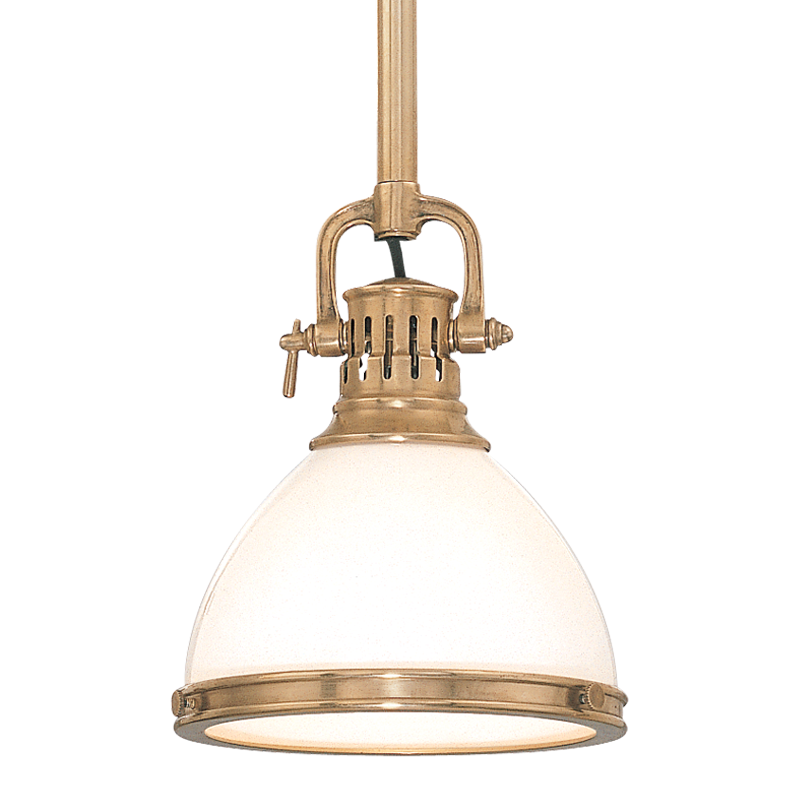 Randolph Pendant 15" - Aged Brass