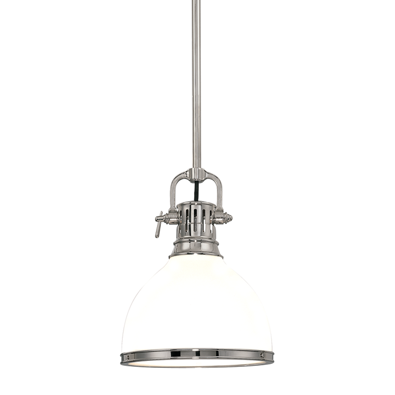 Randolph Pendant 18" - Polished Nickel