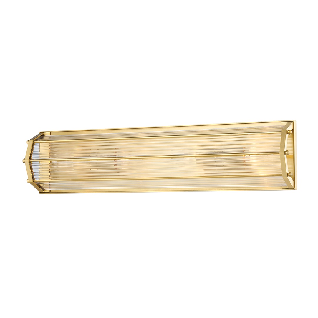 Wembley Wall Sconce 24" - Aged Brass