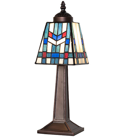 10" High Prairie Wheat Mission Mini Lamp