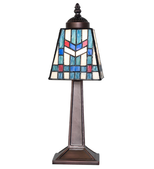 10" High Prairie Wheat Mission Mini Lamp