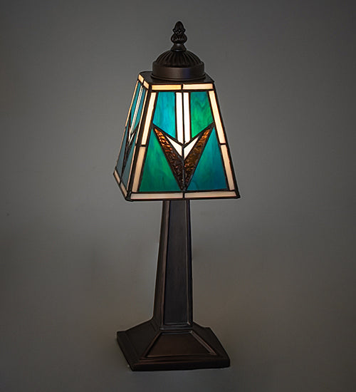 10" High Valencia Mission Mini Lamp