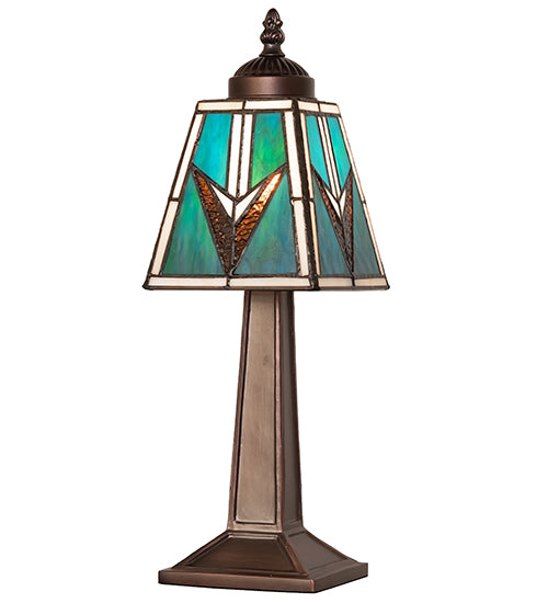 10" High Valencia Mission Mini Lamp