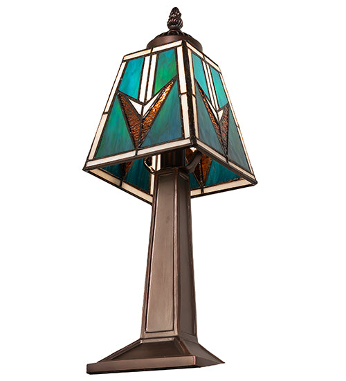 10" High Valencia Mission Mini Lamp