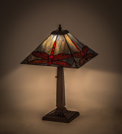 21"H Prairie Dragonfly Table Lamp