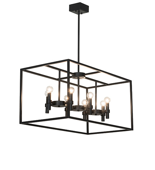 32" Long Kitzi 8 Light Island Pendant