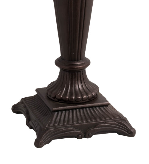 15" High Fluted Fleur Table Base