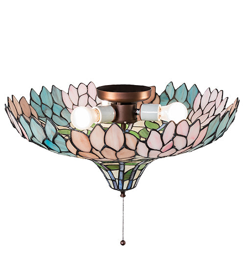 20" Wide Wisteria Fan Light Fixture