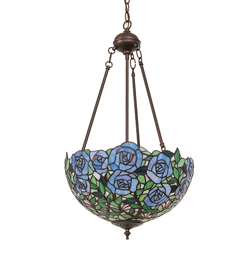 16" Wide Rosebush Inverted Pendant