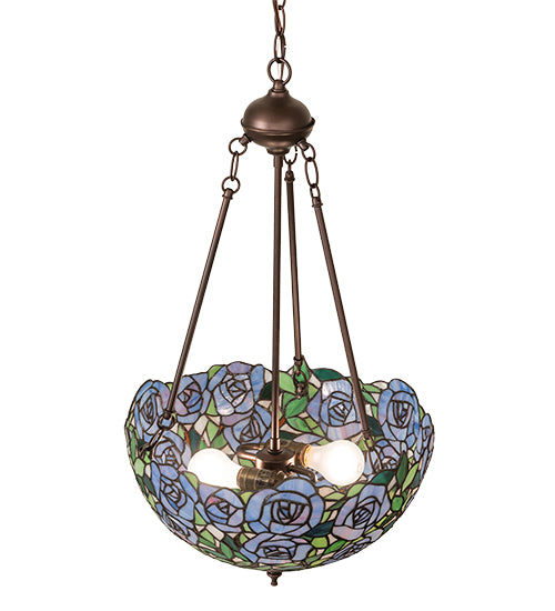 16" Wide Rosebush Inverted Pendant