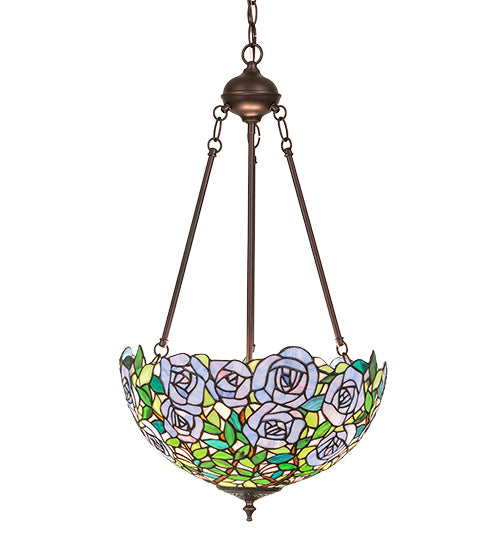 16" Wide Rosebush Inverted Pendant