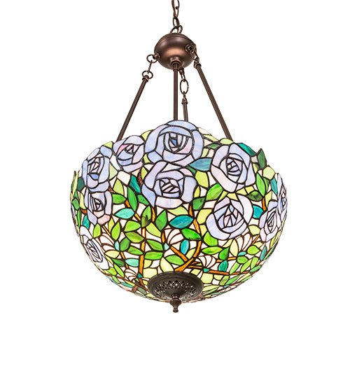 16" Wide Rosebush Inverted Pendant