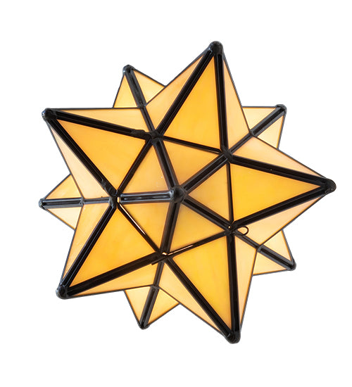 9" Wide Moravian Star Mini Pendant