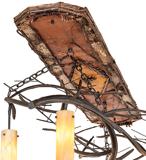 71" Long Winter Solstice Cilindro 5 Light Oblong Chandelier