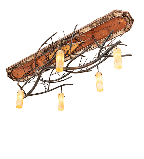 71" Long Winter Solstice Cilindro 5 Light Oblong Chandelier